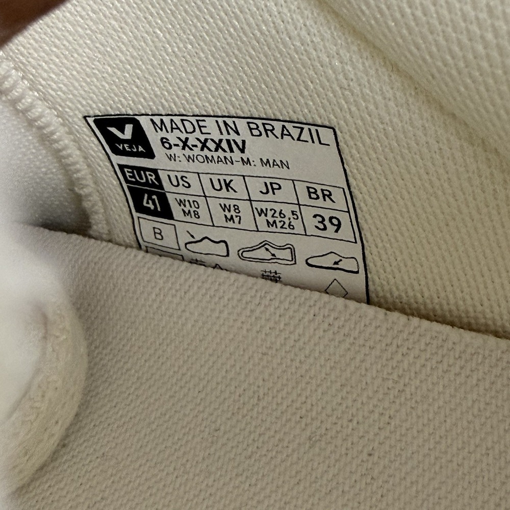Veja Paulistana Alveomesh Casual Retro Sneakers Natural Cyprus Sz Men 8 Women 10 - Picture 4 of 10